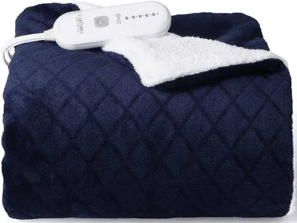 CAROMIO Heated Electric Blanket Throw