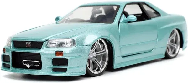 Jada 1/24 Scale Diecast Nissan Skyline GT-R Fast & Furious Brian's