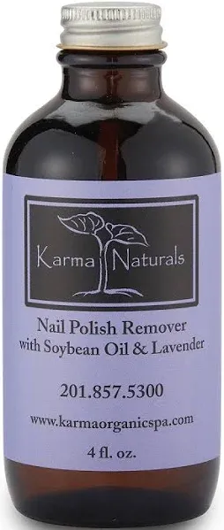 Karma Organic Beauty Natural Soybean Lavender Nail Polish Remover