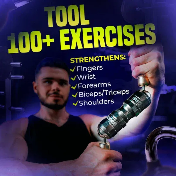 Gripzilla Tornado The Absolute 3D Arms &amp; Forearm Builder Upper Body Excercise