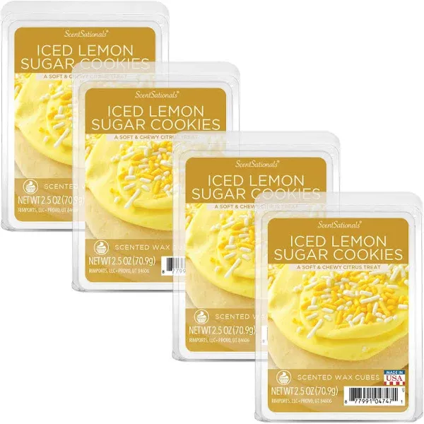 ScentSationals Iced Lemon Sugar Cookie Scented Wax Melts