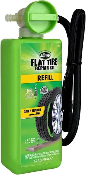 Slime 10179 Flat Tire Repair Kit Sealant Refill Cartridge