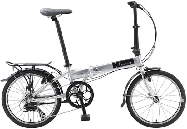 Dahon Mariner D8 Folding Bike (Brushed) with Foldable Carry Bag Bundle (2 Items)