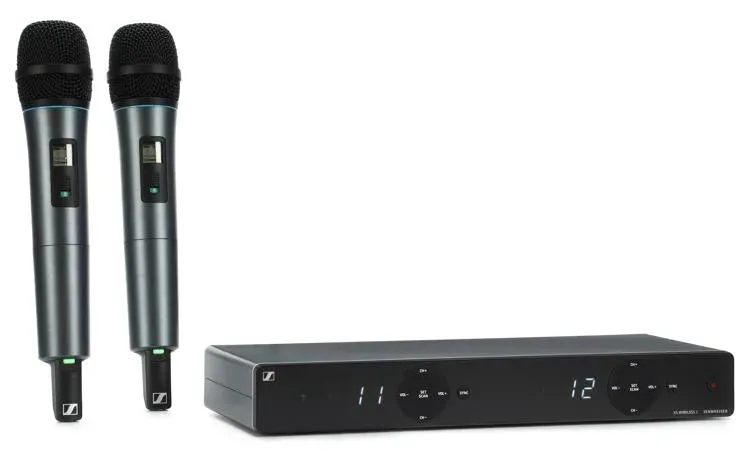 Sennheiser XSW 1-835 Dual Wireless Dual Handheld Microphone System- A Range