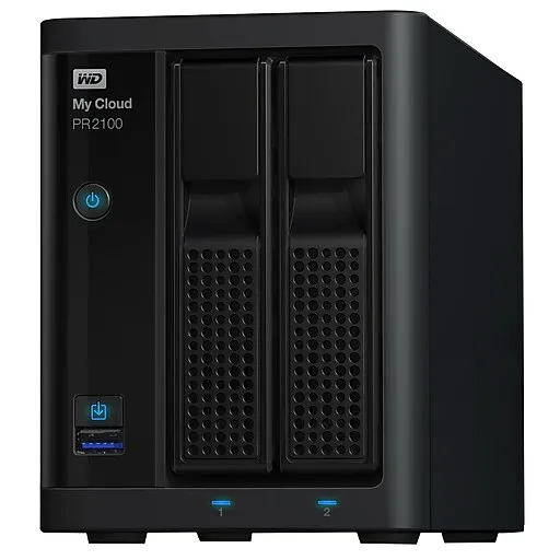 WD My Cloud Pro Series 8TB PR2100 2-Bay NAS Server (2 x 4TB)