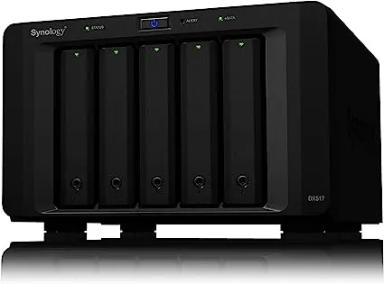 Synology DX517 Desktop Black Disk Array