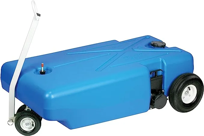 Barker 25895 4-Wheeler Tote-Along - 25 Gallon, Blue