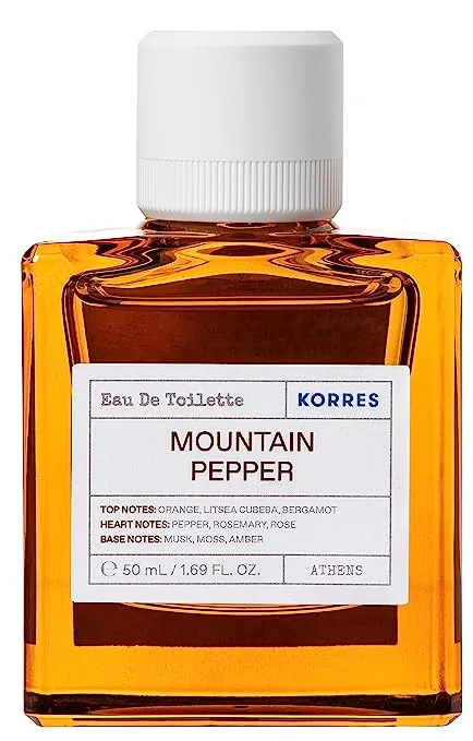 Korres | Mountain Pepper Eau de Toilette, 50 ml | Realry