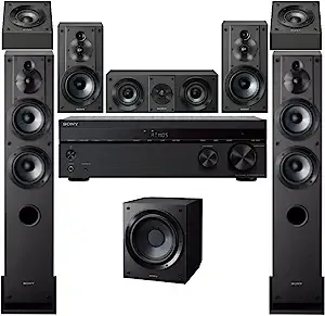 Sony STR-DH790 7.2-Channel 4K HDR A/V Receiver and Speakers Bundle