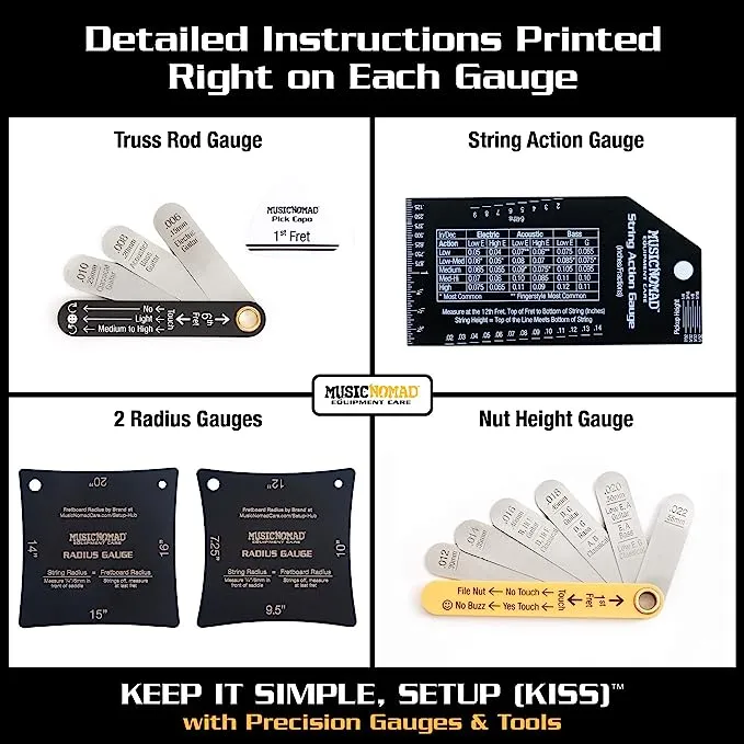 Music Nomad Precision Setup Gauge Set MN604