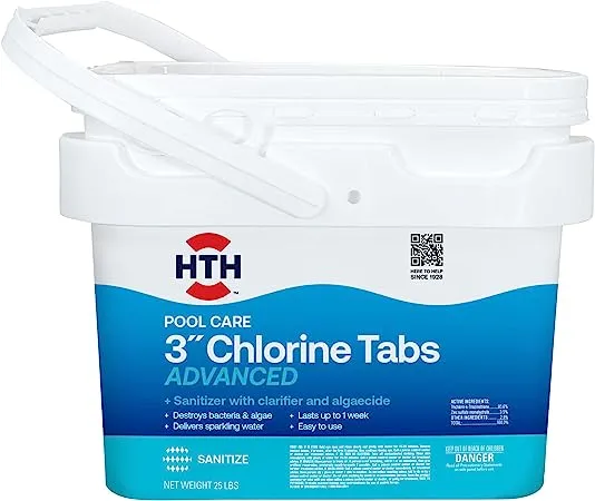 HTH Chlorinating Tablets 3" 8lb