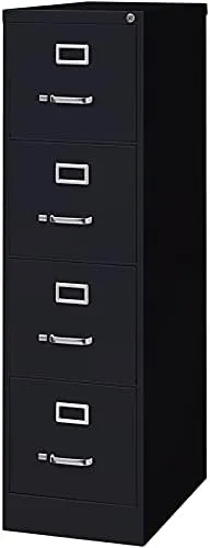 Pemberly Row 4 Drawers Vertical Metal Filing Cabinet Pre-assembled