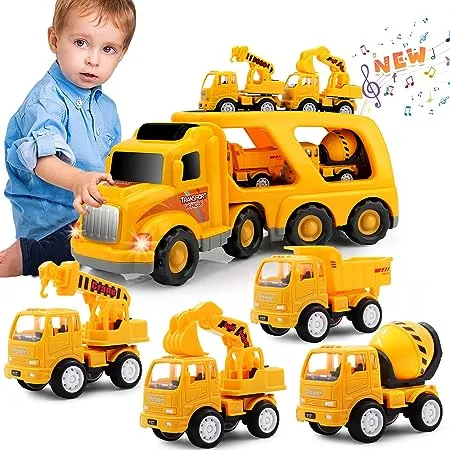 Nicmore Kids Toys Car for Boys: Boy Toy Trucks for 2 3 4 5 6 Year Old Boys Gi...