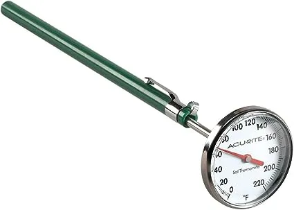 AcuRite 00661 Stainless Steel Soil Thermometer