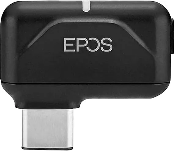 EPOS Enterprise BTD 800 USB-C |Connect Any Bluetooth Audio Device to Your PC or Mac and Tablet via This USB-C dongle, Black