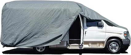 Budge Class B RV Cover Fits Class B RVs up to 20' 6" Long (Gray, Polypropylene), 246" L x 84" W x 96" H (RVRB-21)