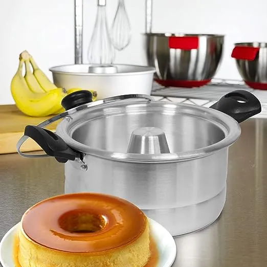 Bene Casa 1.6-Liter Aluminum Flan Mold Double Boiler