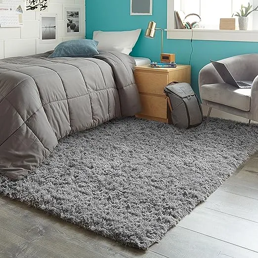 Ophanie Area Rugs For Bedroom Living Room Fluffy Fuzzy Shag Soft Rug