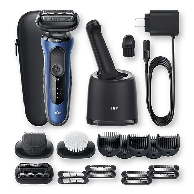 Braun Series 6 Electric Razor for Men with Smartcare Center