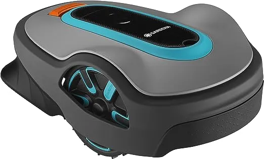 GARDENA 15108-41 SILENO Life - Automatic Robotic Lawn Mower, with Bluetooth app and Boundary Wire, The quietest in its Class, for lawns up to 16,200 Sq Ft, Made in Europe, Grey