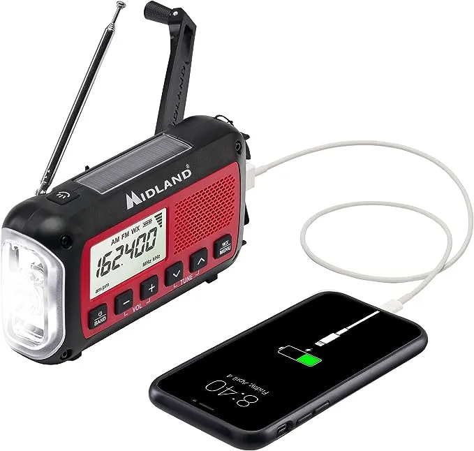 Midland ER310 E-Ready Emergency Crank Weather Radio