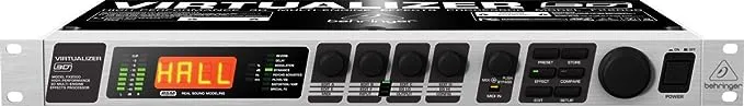 Behringer VIRTUALIZER 3D FX2000 High-Performance 3D Multi-Engine Effects Processor, Silver and Black