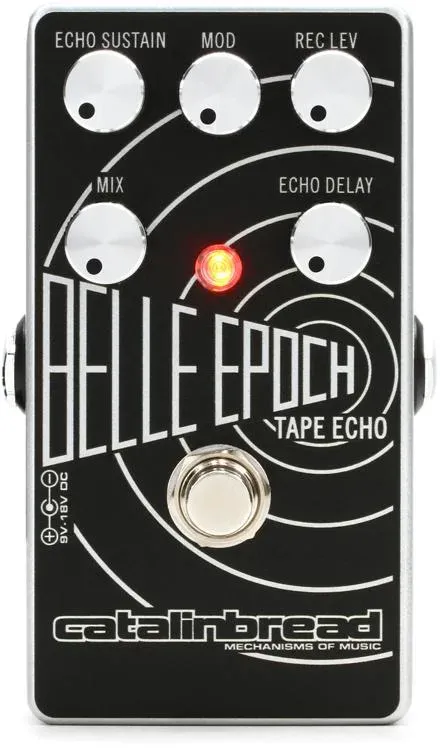 Catalinbread Belle Epoch Tape Echo Black and Silver