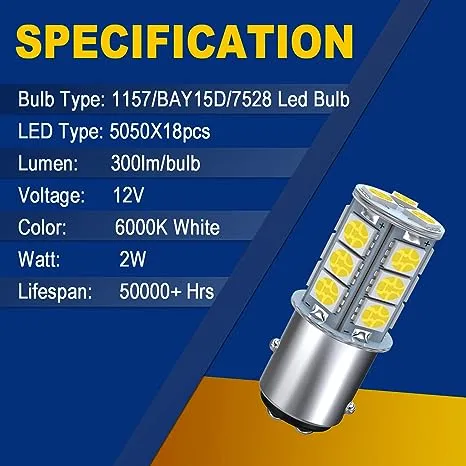 GIVEDOUA 1157 LED Car Bulb