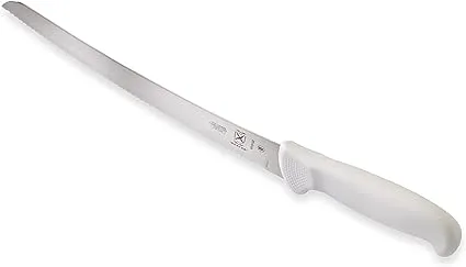 Mercer Culinary M18132 Ultimate White® Curved Bread Knife 10" Stamped