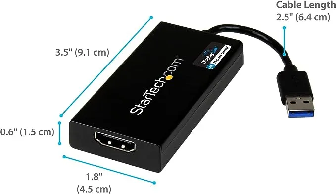 Startech USB 3.0 to HDMI Adapter-4K 30Hz *New