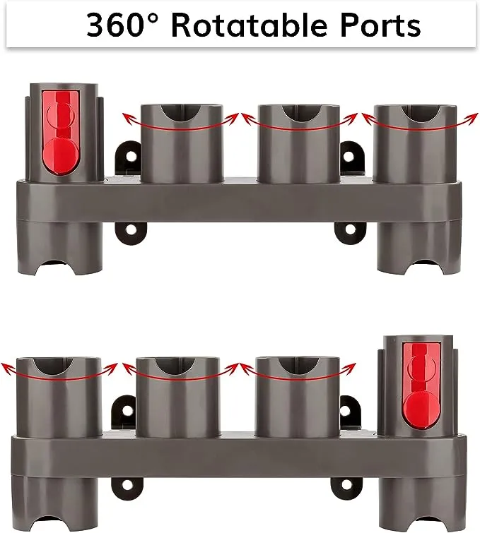 RTop Accessoirehouder voor Dyson V7 V8 V10 V11 SV10 SV11 stofzuigeraccessoires Dyson (10 opbergstopcontacten, 2 stuks)