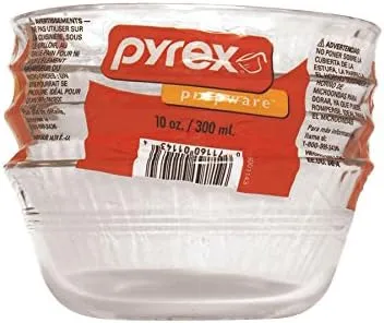 Pyrex Glass 6-Ounce Custard Cups, Set of 4 (2)