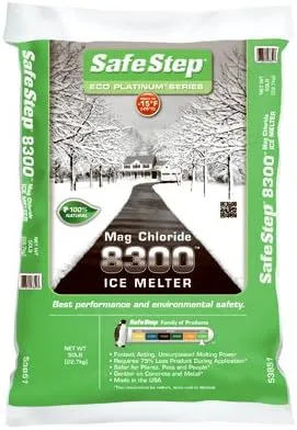 Safe Step Extreme 8300 Magnesium Chloride 100% Pure Magnesium Chloride Melts Ice Down To -15f/26c Ba