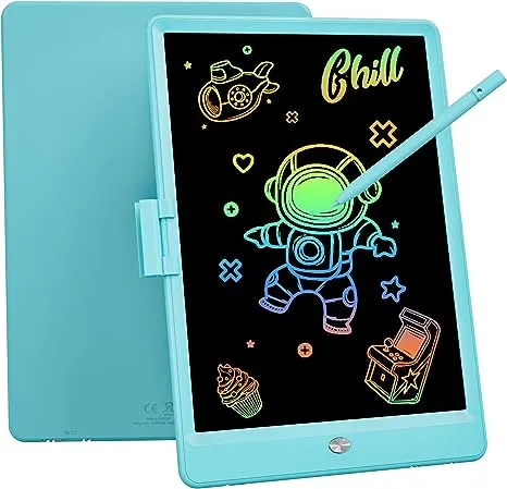 Bravokids Toys for 3-6 Years Old Girls Boys, LCD Writing Tablet 10 Inch Doodle Board, Electronic Drawing Pads, Educational Birthday Gift for 3 4 5 6 7 8 Years Old Kids Toddler (Blue)