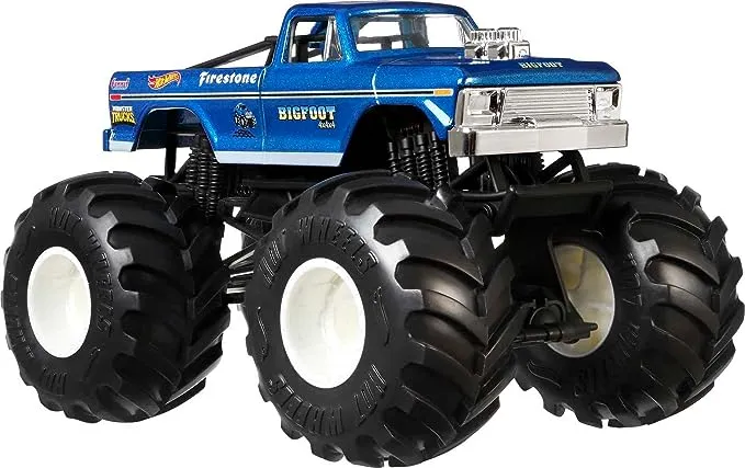 Hot Wheels Monster Trucks Bigfoot - 1:24 Scale Vehicle