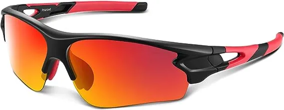 BEACOOL Polarized Sports Sunglasses for Men Women Youth Baseball Fishing Cycling Running Golf Motorcycle Tac Glasses UV400