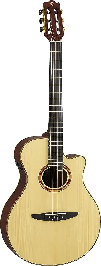 Yamaha NTX5 NT Cutaway Acoustic-Electric Nylon-String Classical Guitar With Reinforced Carrying Bag , Natural