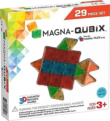 29-Piece Magnetic Construction Set, The ORIGINAL Magnetic Building Brand