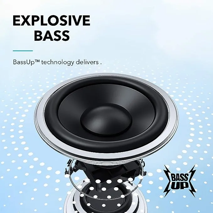 Soundcore Anker Mini 3 Bluetooth Speaker, BassUp and PartyCast Technology, USB-C, Waterproof Ipx7, and Customizable EQ