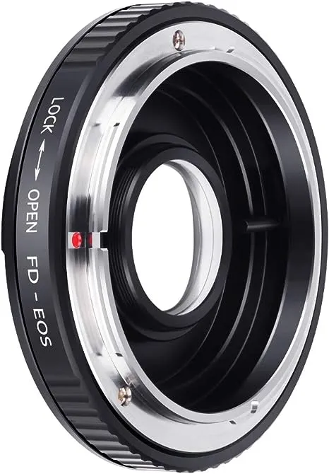 K&F Concept Pro Lens Mount Adapter Compatible for Canon FD FL 35mm SLR Lens to Canon EOS (EF, EF-S) Camera, Compatible with Canon 1D, 1DS, Mark II, III, IV, Digital Rebel T5i, T4i, T3i, T3