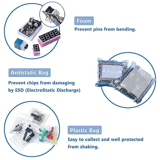 ELEGOO UNO Project Super Starter Kit with Tutorial and UNO R3 Compatible with Arduino IDE