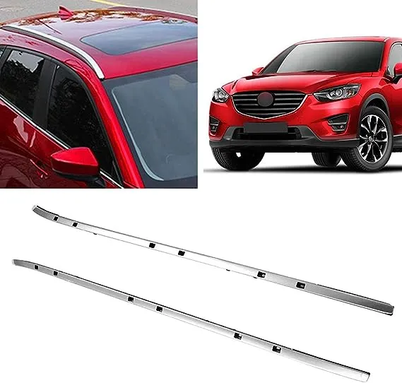 Aluminum Roof Rack Cross Bar Replacement for 2017 2018 2019 2020 2021 2022 Mazda CX-5 Top Side Rails Roof Bars Luggage Carrier Rack