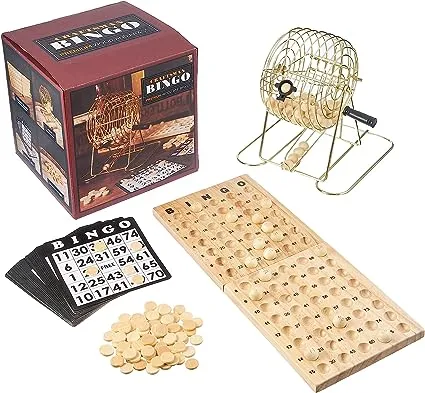 Royal Bingo Supplies Bingo Game Set for Adults, Seniors, and Family - 1000 Chips, 100 Cards, Jumbo Deck of Calling Cards - Calling Card Set