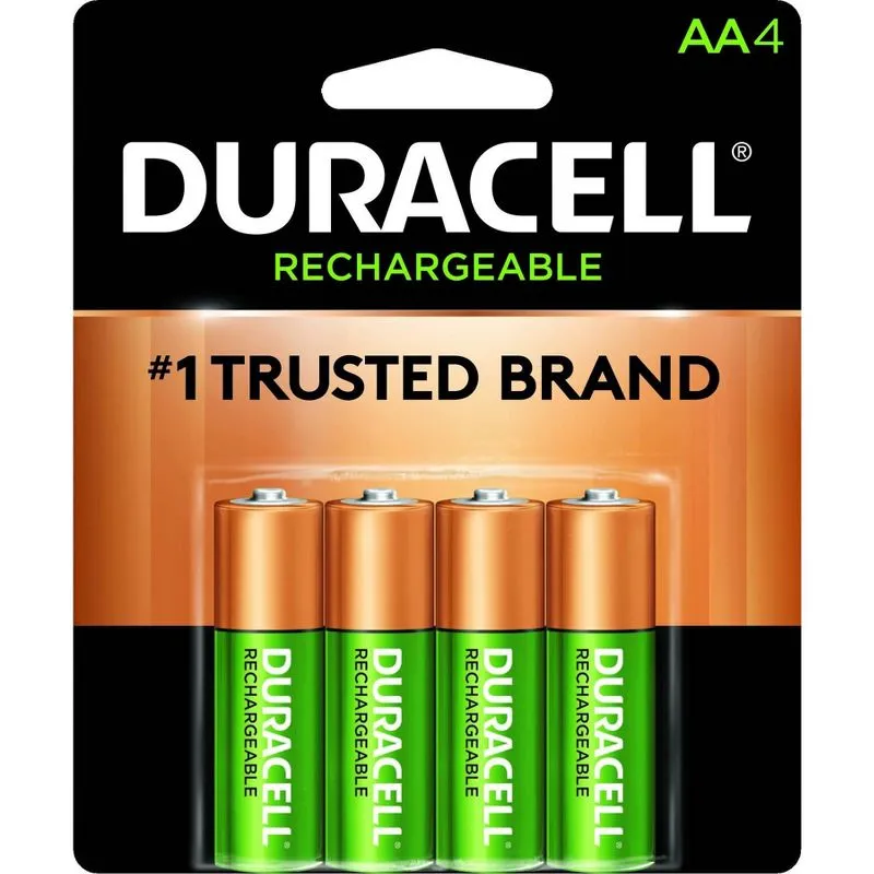 Duracell AA Rechargeable Batteries (4-Pack)