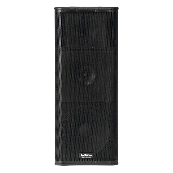 QSC KW153 15" 1000 Watt 3-Way Active PA Loudspeaker, Multicolored