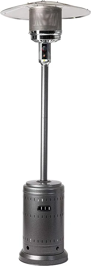 Fire Sense 62555 Hammered Platinum 46,000 BTUs Gas Patio Heater