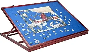 Bits and Pieces - 1500 Piece Size Puzzle-Expert Table Top Easel - Adjustable Plateau - Puzzle Accessories - Puzzle Table - 35¼" X 26¼" X 2"