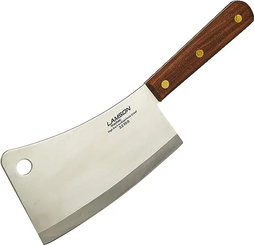 Lamson 7.25" Heavy Duty Meat Cleaver with Walnut Handle