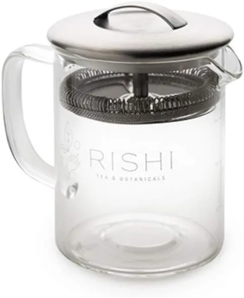 Rishi Tea, Simple Brew, Borosilicate Glass Teapot, 13.5 fl oz (400 ml)