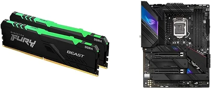 Kingston FURY Beast 32GB 3200MHz DDR4 CL16 Desktop Memory Single Stick KF432C16BB/32,Black